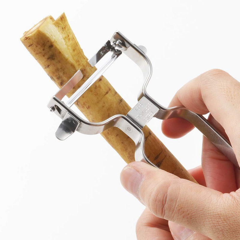 Yoshikawa Stainless Steel Curved Peeler