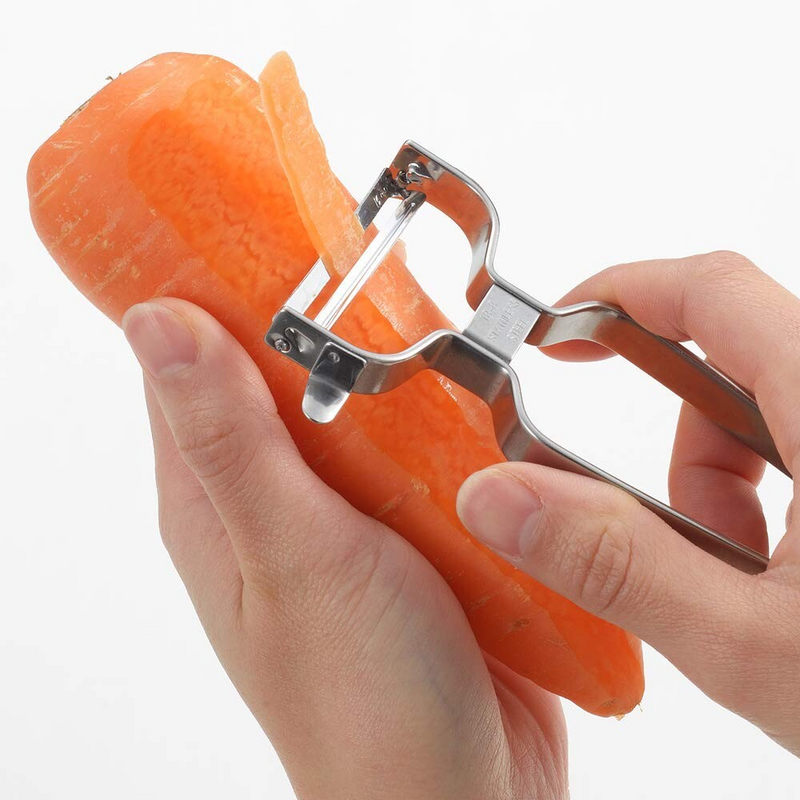 Yoshikawa Stainless Steel Curved Peeler
