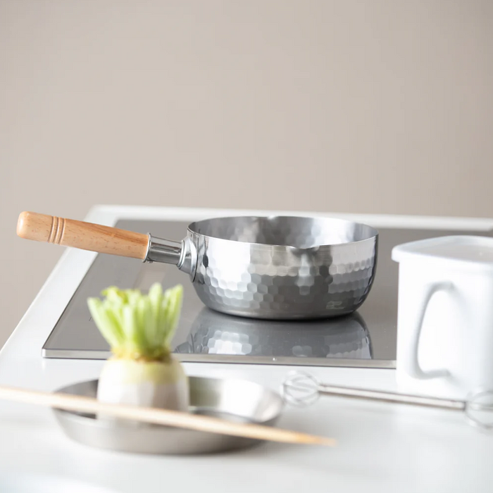 Cookware Made Japan 20cm Stainless Steel Pan Yoshikawa Japanese Made 20cm Saucepan - IH ...