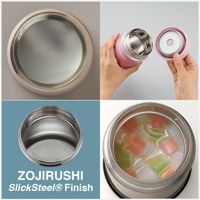 Zojirushi SW-EK26H-DP Vacuum Food Jar 260ml Pale Orange 3
