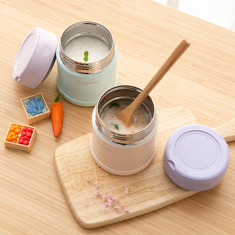 Zojirushi SW-EK26H-DP Vacuum Food Jar 260ml Pale Orange 2