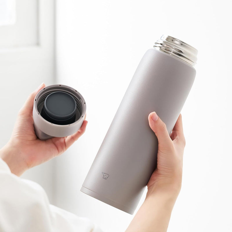 Zojirushi SU-DA80 800ml sport flask in Mineral Grey
