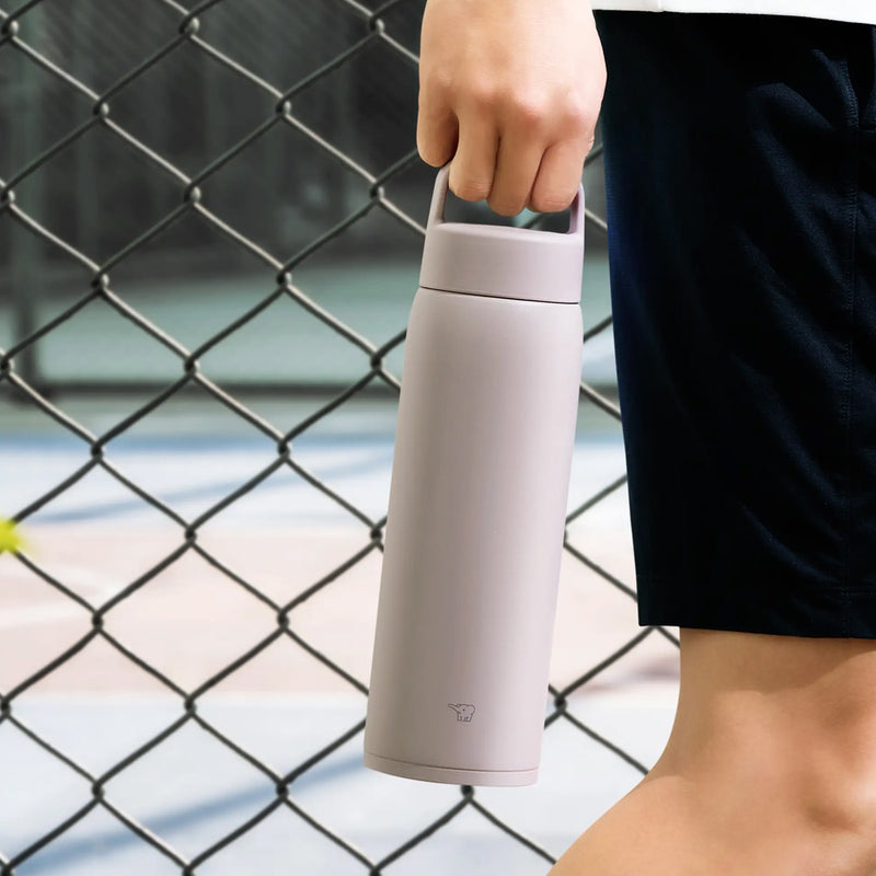 Zojirushi SU-DA80 800ml sport flask with lid handle in Mineral Grey