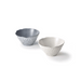 Aito Mino Yaki Lien White Floral Pattern Bowls - Set of 2