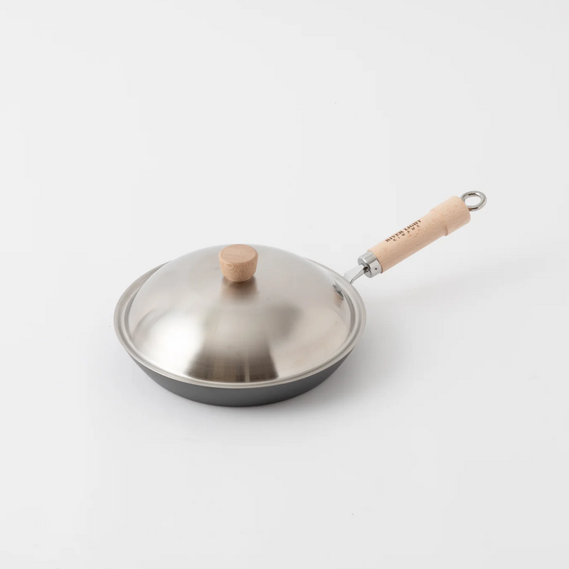 River Light Kiwame Nitrided Carbon Steel Induction Frypan - 28cm