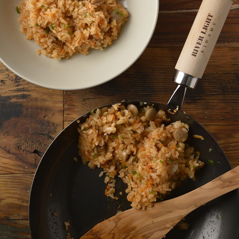 River Light Kiwame Nitrided Carbon Steel Induction Frypan - 26cm