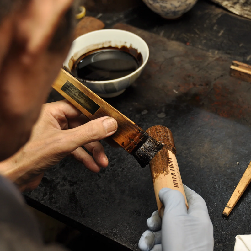 River Light Kiwame Nitrided Carbon Steel Induction Wok - 28cm