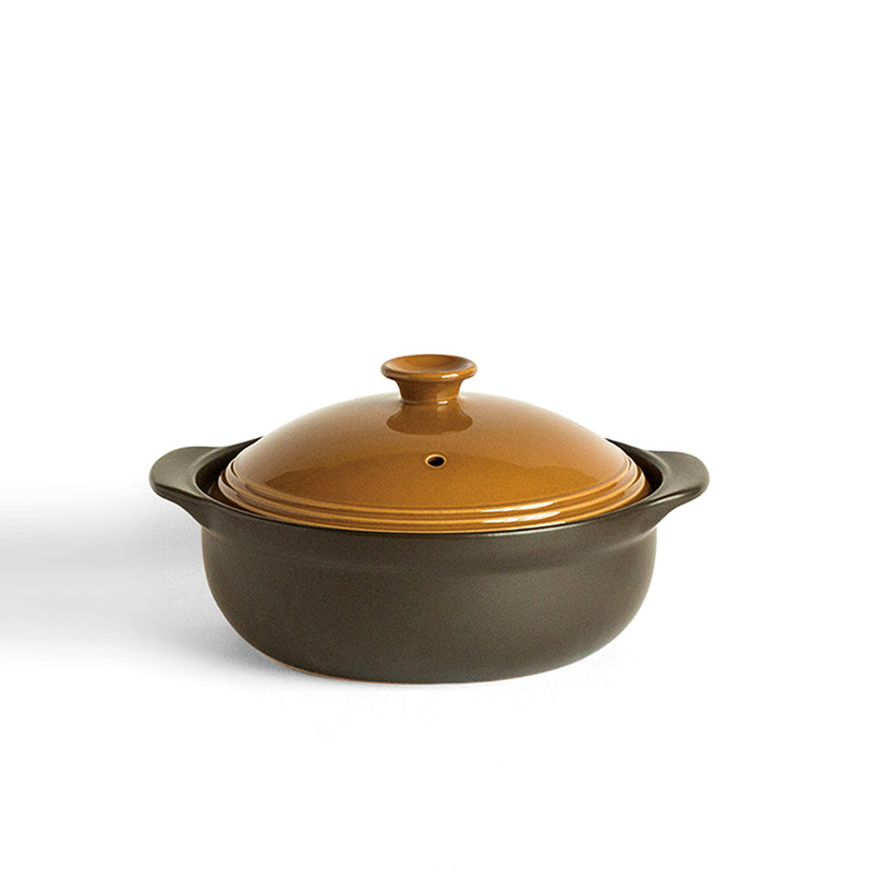 Saji Thermatec Induction Donabe Japanese Clay Pot - 25cm (Size 8)