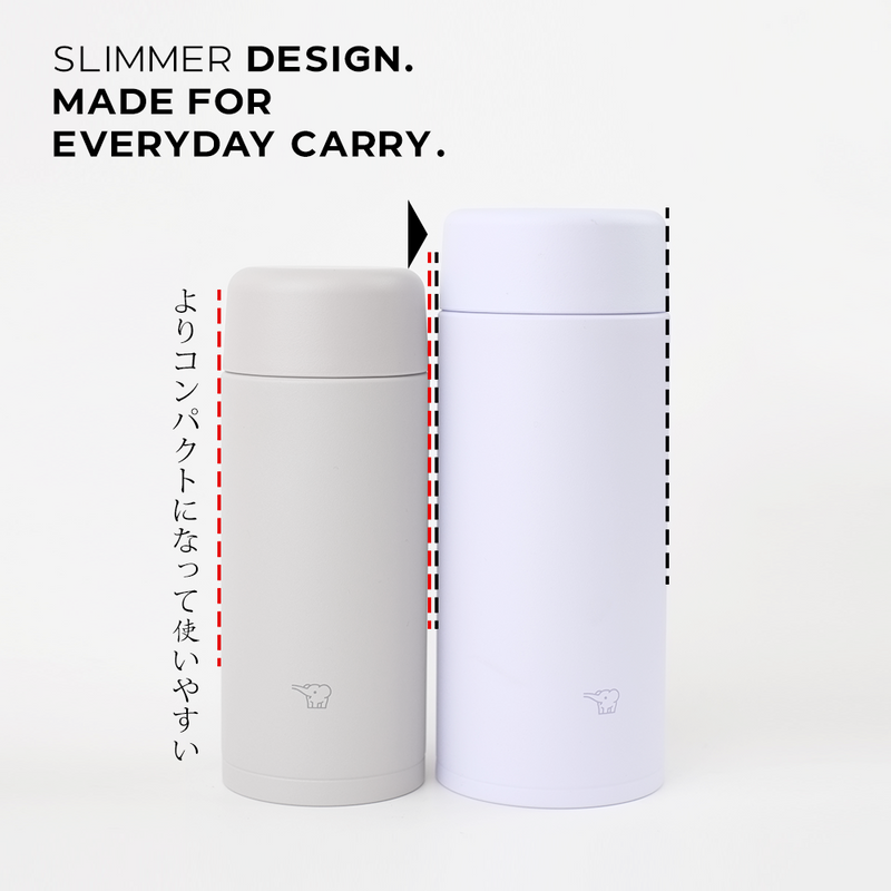 Zojirushi Silm Vacuum Insulated Flask - 250ml (SM-MS25-VM) - Purple