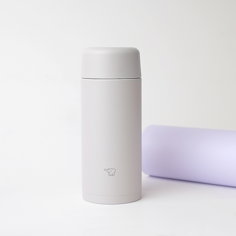 Zojirushi Silm Vacuum Insulated Flask - 250ml (SM-MS25-HM) - Grey