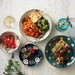 Aito Mino Yaki Nordic Flower Series Dinner plate Viridian: serving dinner