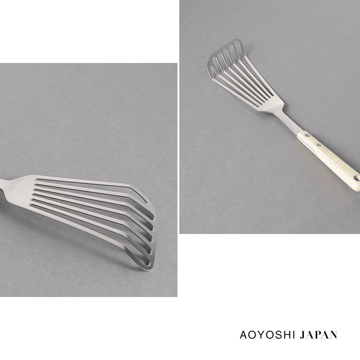 Aoyoshi Stainless Steel Spatula - Made in Japan: highest quality