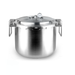 BUFFALO 35L Extra Large Pressure Cooker & Canner: front angle of the pressure cooker with gauge