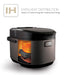 Buffalo IH Smart Stainless Steel Rice Cooker 10cups: IH electromagnetic heating technology