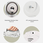 Buffalo Stainless Steel Mini Smart Rice Cooker (3 cups):specification