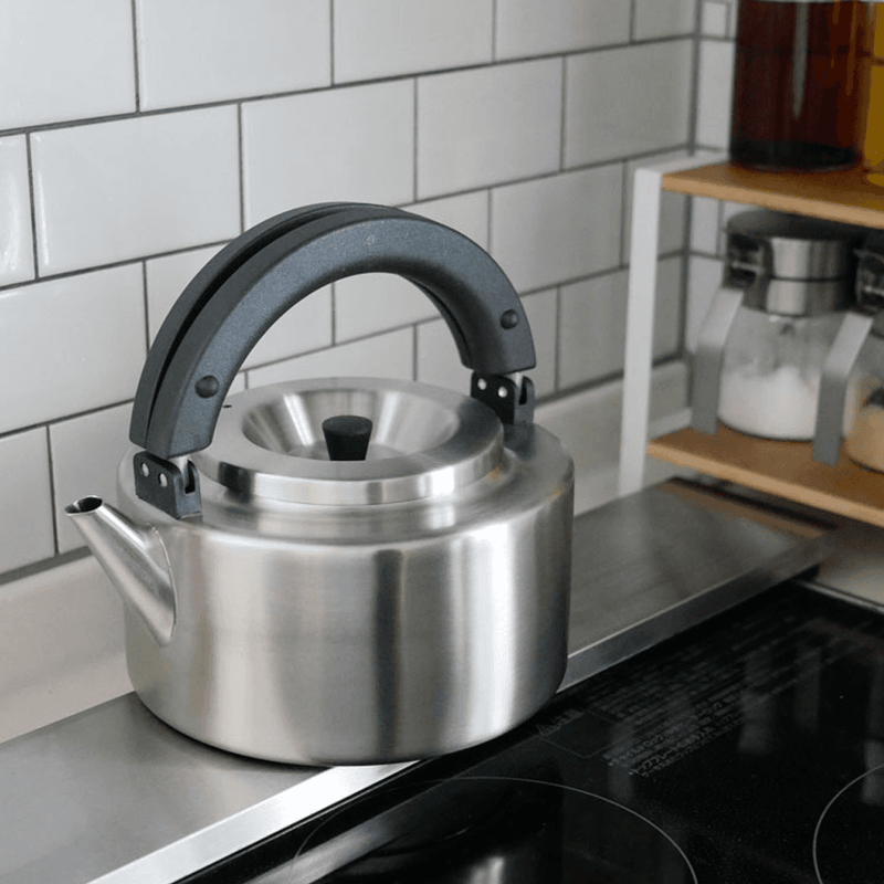 CB Japan Copan 2 in 1 Teapot and Kettle -1.7L: on stove top