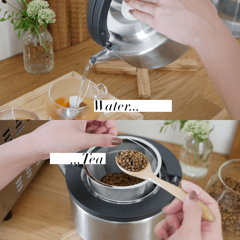 CB Japan Copan 2 in 1 Teapot and Kettle -1.7L: tea strainer