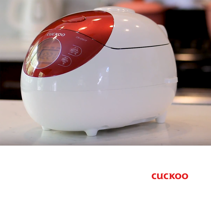 Cuckoo 3-Cup Multifunction Rice Cooker CR-0351F: side angle