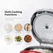 Cuckoo 3-Cup Multifunction Rice Cooker CR-0351F: multi-cooking functions