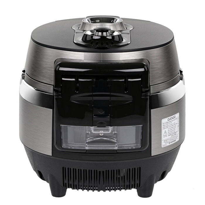 Cuckoo IH TWIN Pressure Rice Cooker 10 Cups  CRP-JHT1010F: back of the rice cooker
