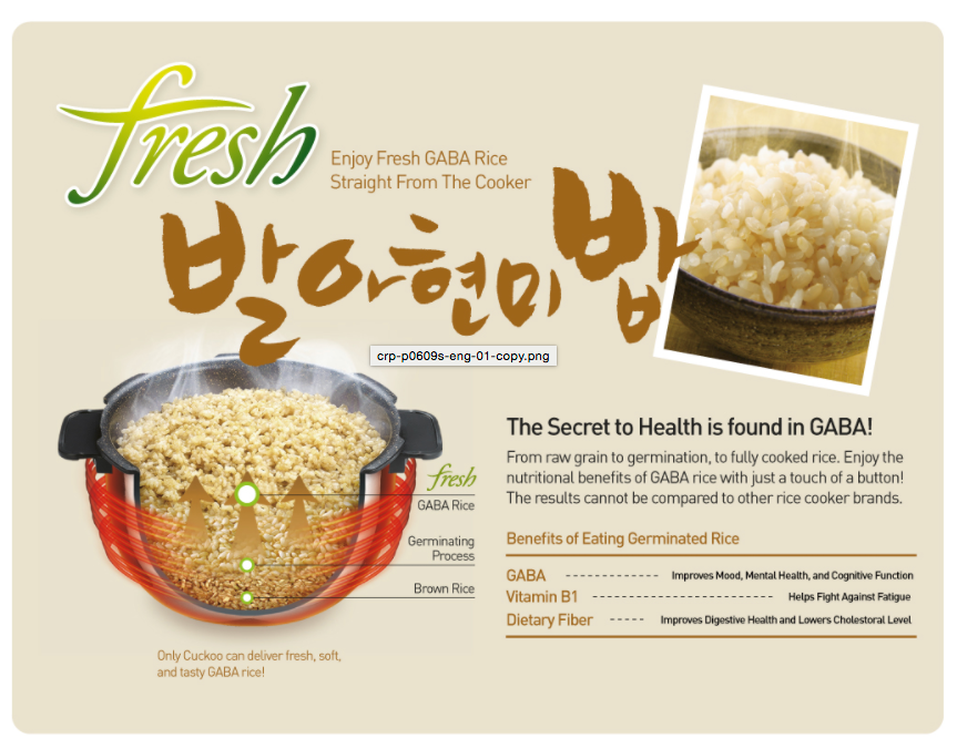 Cuckoo Pressure Rice Cooker 10 Cups CRP-P1009S - Black Gold: GABA rice