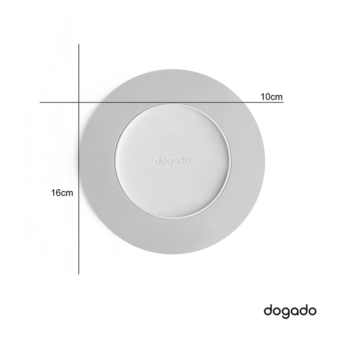 Dogado Silicone Tea Coaster & Table Mat 2 in 1: Grey.