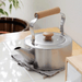 Freiz Chitose Stainless Steel Kettle 1.8L: On a table