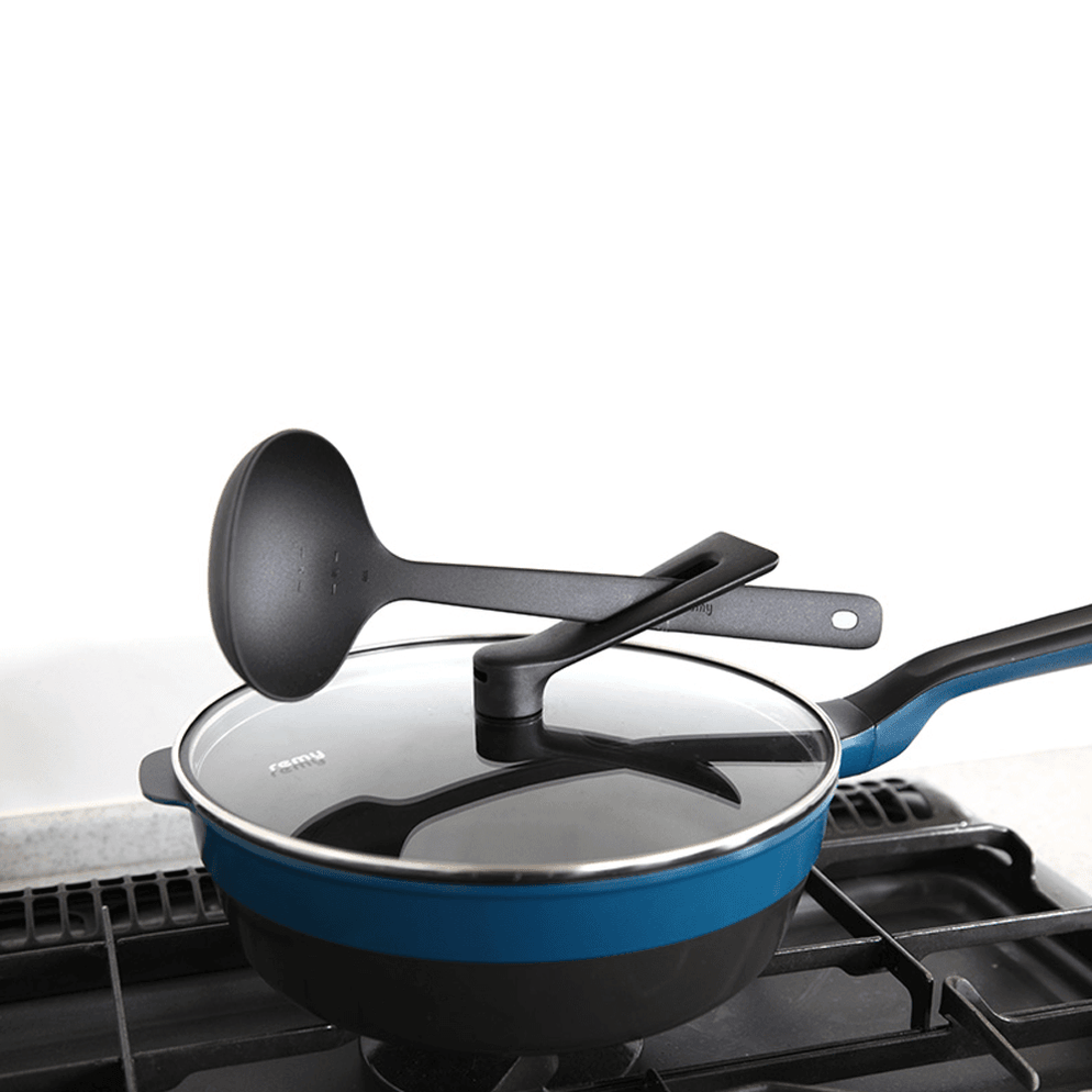 RemyPan Nonstick Induction Frypan with Lid & Utensil Set 28cm — My