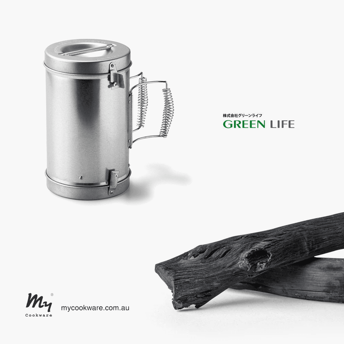 Green Life 2 in 1 Charcoal Chimney and Extinguisher: With binchotan