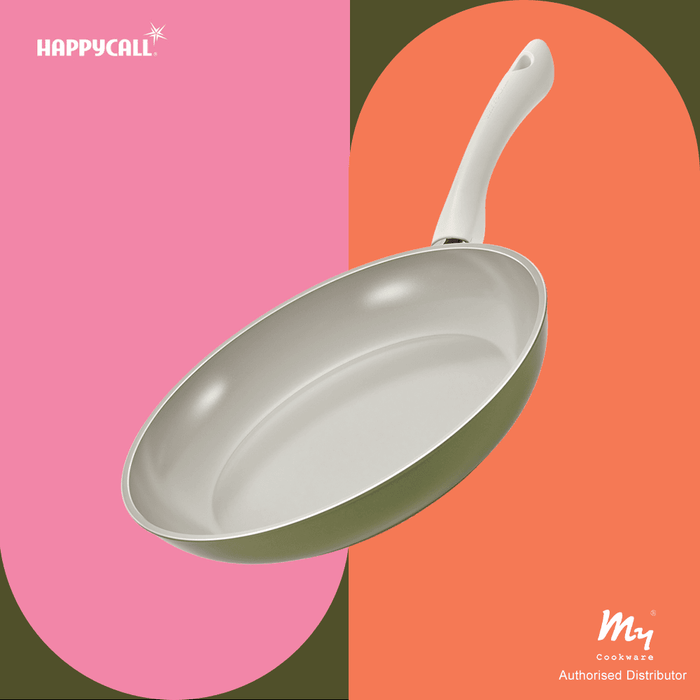 Happycall Agave Ceramic Nonstick Induction Frypan - 28cm: On a colourufl backdrop