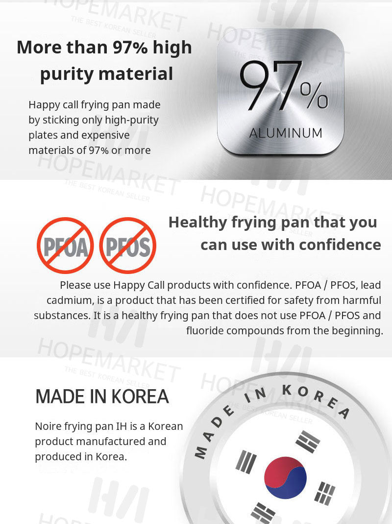 Happycall Crocodile Graphene Nonstick Induction Pot - 24cm PFOA Free