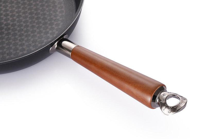 Happycall Crocodile IH Graphene Frypan - 28cm: wood handle