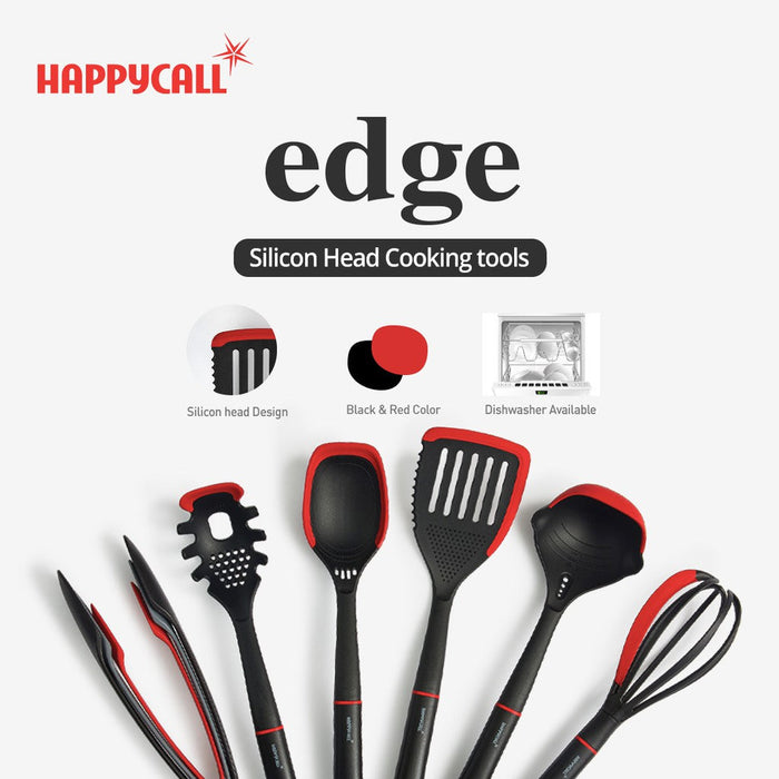 Happycall Edge 9-Piece Utensil Set: silicon head design, dishwasher safe