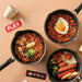 Happycall IH Flex 3 in 1 Saucepan - 22cm Black: serving noodles, fried rice, sausage and eggs
