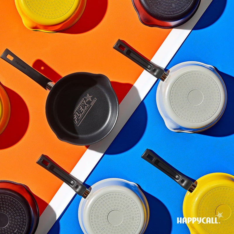 Happycall IH Flex 3 in 1 Saucepan - 22cm Black: top and bottom of the pan