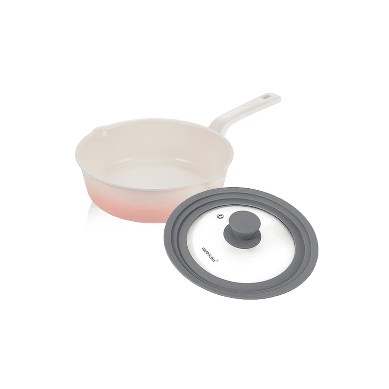 Happycall IH Flex 3 in 1 Saucepan - 22cm Spread Pink: with viva lid