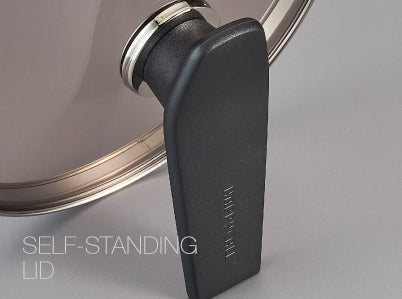 Happycall IH Onde Ceramic Pot - 20cm with Lid (2.5L): self-standing lid