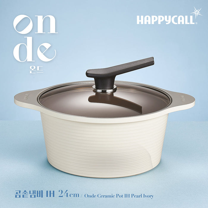 Happycall IH Onde Ceramic Pot - 24cm with Lid (4L): package