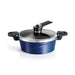 Happycall Ceramic Nonstick Induction Vacuum Pot - 24cm Low 2.9L: Blue