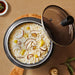 Happycall Korean Cauldron - 18cm: serving multigrain rice with lid aside