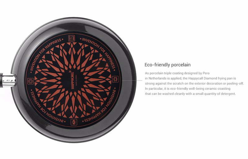 Happycall Solar Diamond Frypan 26cm: bottom