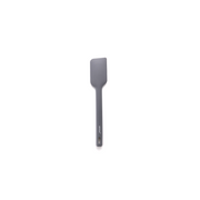 The Happycall VIVA one-piece silicone spatula in dark grey, standing upright against a white background.
