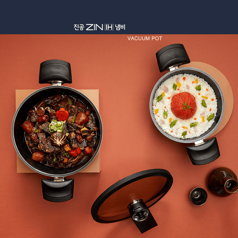Happycall Zin IH Vacuum Pot 20cm High 2.8L: Various dishes