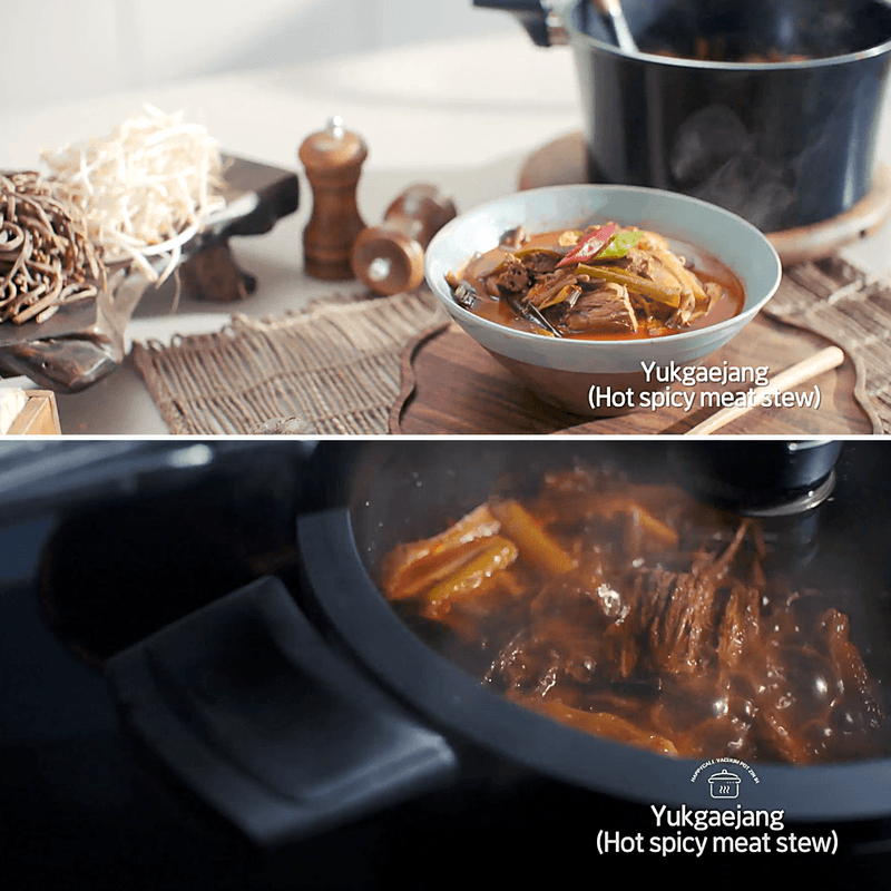 Happycall Zin IH Vacuum Pot 20cm High 2.8L: In a kitchen