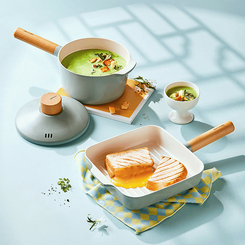 Happycall Zium 5-Piece Ceramic Nonstick Induction Cookware Set 11