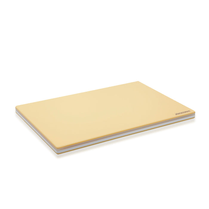 Hasegawa Rubber Wood Core Cutting Board 39cm (FRK Series):commercial grade, rubber surface for edge retention, wooden core technology