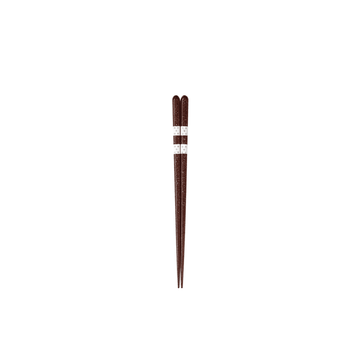 Ishida Ginsetsu Wakasa-Nuri Chopsticks - Made in Japan: Umber