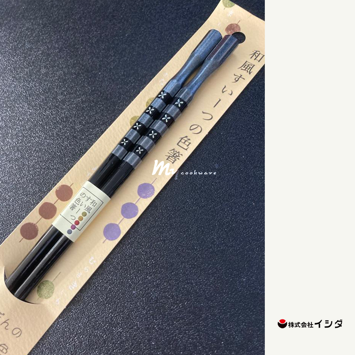 Ishida Octagon Wakasa-Nuri Lacquerware Chopsticks 23cm - Made in Japan 3