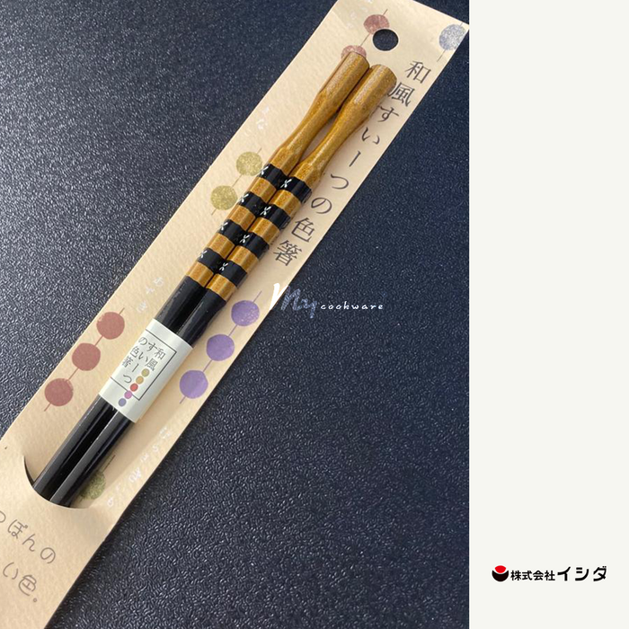 Ishida Octagon Wakasa-Nuri Lacquerware Chopsticks 23cm - Made in Japan 4