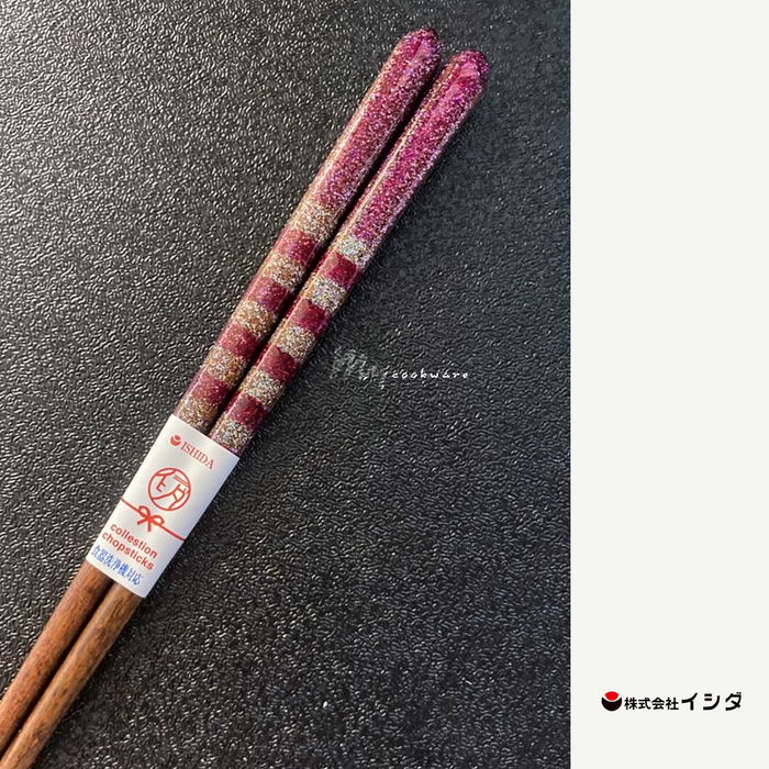 Ishida Kin-dami Wakasa-Nuri Chopstick: Bridge pink